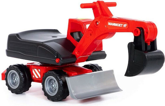 Zita Toys Εκσκαφεας Mammoet Αυτοκινητάκι Ride On για 3+ μηνών Κόκκινο