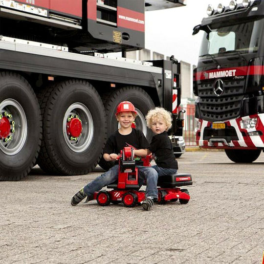 Zita Toys Εκσκαφεας Mammoet Αυτοκινητάκι Ride On για 3+ μηνών Κόκκινο