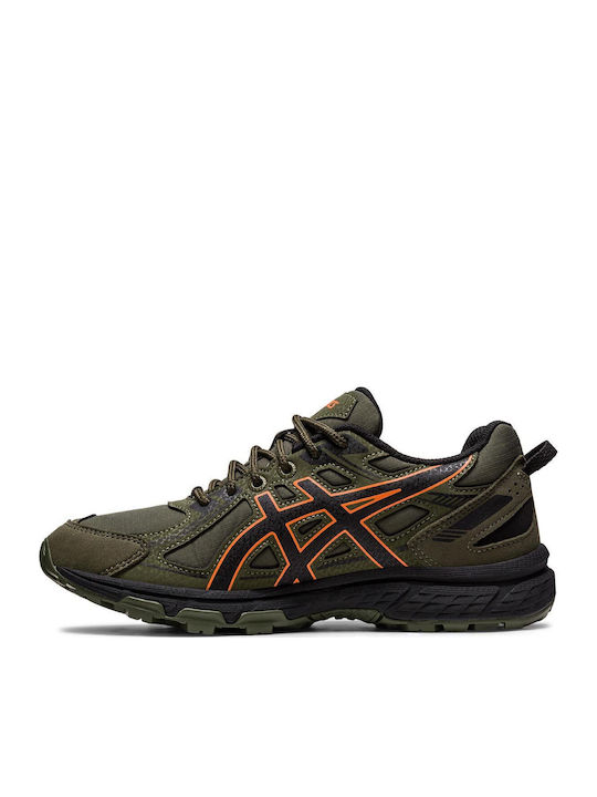 Gel Venture 6 GS Детски Спортни Обувки Running с Връзки Зелени