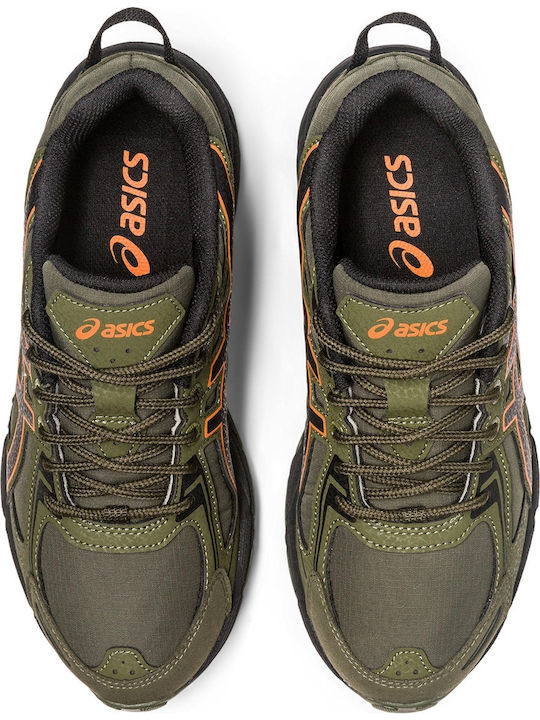 Gel Venture 6 GS Детски Спортни Обувки Running с Връзки Зелени