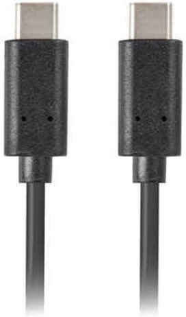 Lanberg USB 2.0 Cable USB-C Male - USB-C Black 1m