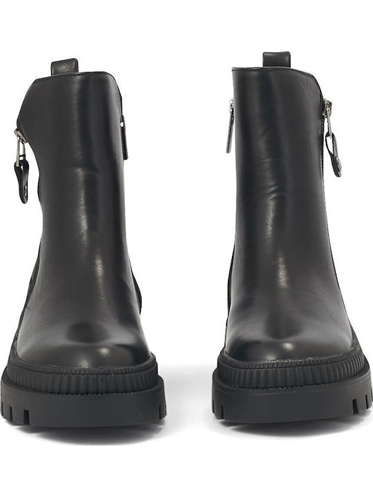 Ghete Dama Ankle Boots Negru