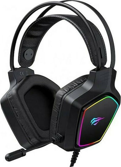 Havit H654d Over Ear Gaming Headset με σύνδεση USB