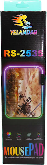 Yelandar Yelandar RS-2535 Padel Pentru Mouse Gaming (250mm) cu Iluminare RGB Galaxy 94856