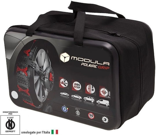 Modula Plastic Grip System 50 Spinnenketten Dicke 7mm PKW 2Stück