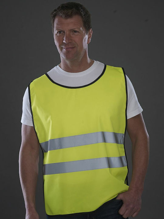 Yoko HVJ269 Safety Vest with Reflective Film Yellow