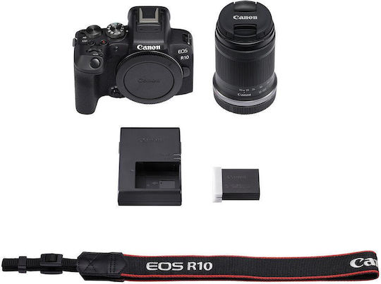 Canon EOS R10 Mirrorless Camera Kit (EF-M 18-150mm F3.5-6.3 IS STM) Black