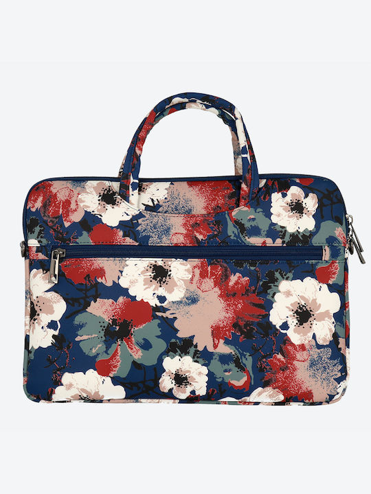 Wonder Τσάντα Ώμου / Χειρός για Laptop 17" Blue And Camellias POK042635