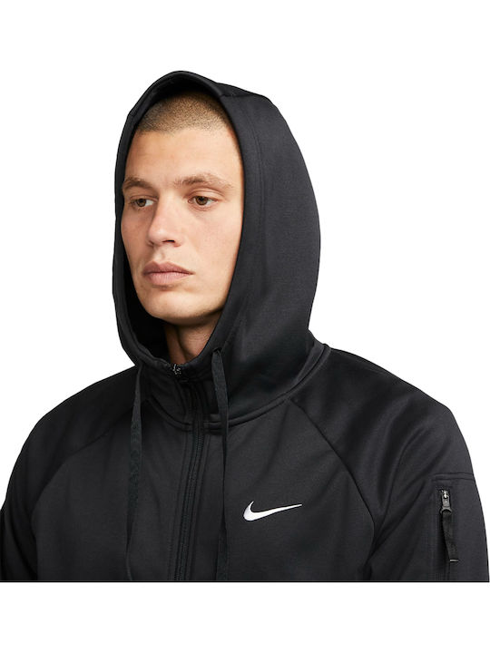 black nike therma fit hoodie