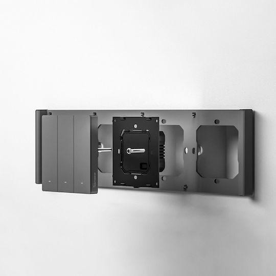 Sonoff M5 Switch Frame 3 Positions in Black Color