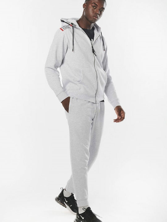 Gray Hoodie Cardigan