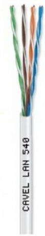 Cavel U/UTP Cat.5e (Gigabit) Καλώδιο Δικτύου Ethernet χωρίς ακροδέκτες 300m Λευκό