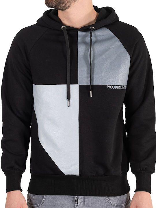 Paco & Co Men's Sweatshirt with Hood Black