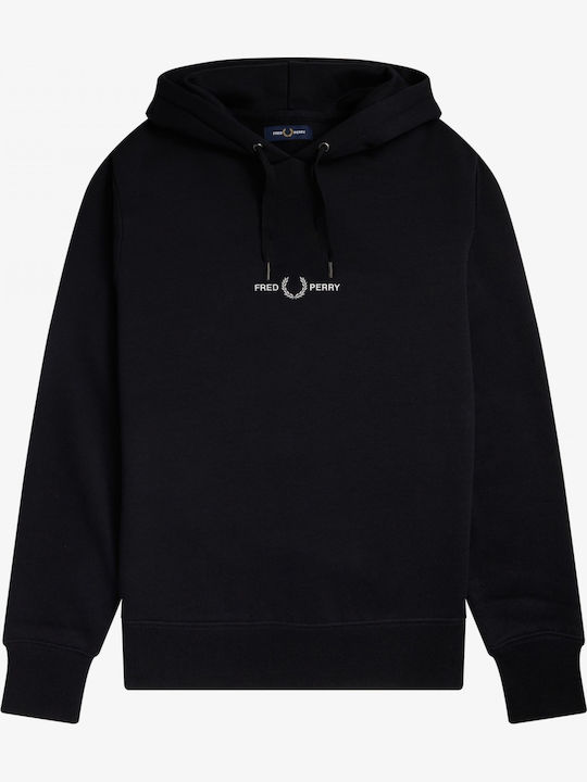 Sweatshirt mit Kapuze Schwarz