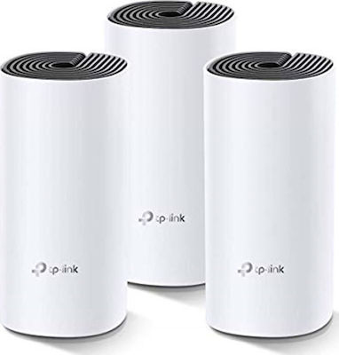 TP-LINK Deco M4 v4 WiFi Mesh Network Access Point Wi‑Fi 5 Dual Band (2.4 & 5GHz) σε Τριπλό Kit