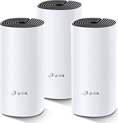 TP-LINK Deco M4 WiFi Mesh Network Access Point Wi‑Fi 5 Dual Band (2.4 & 5GHz) Triple KIt