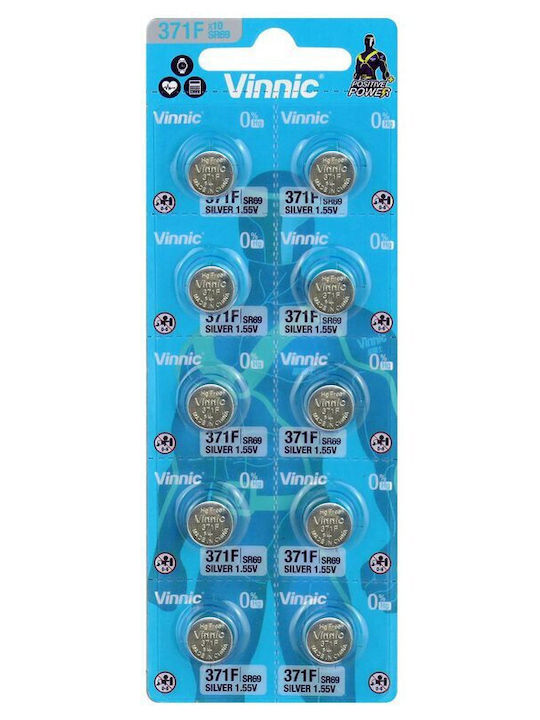 Vinnic Positive Power Μπαταρία Silver Oxide Ρολογιών SR69 1.55V 1τμχ