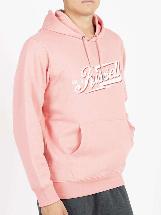 Sweatshirt with Hood Pink