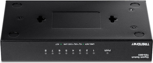 Trendnet TEG-S83 Неуправляем L2 Switch с 8 Портове Гигабитови (1Gbps) Ethernet