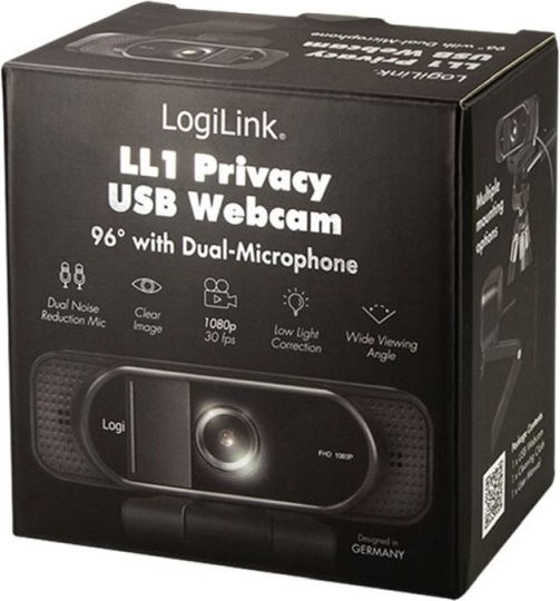 LogiLink UA0381 Web Camera Full HD 1080p με Autofocus UA0381