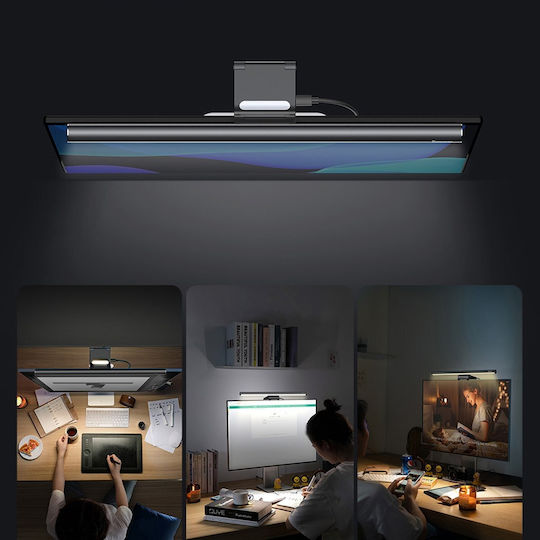 Baseus I-Wok2 Monitor Light Bar με Touch Panel Black DGIW000101