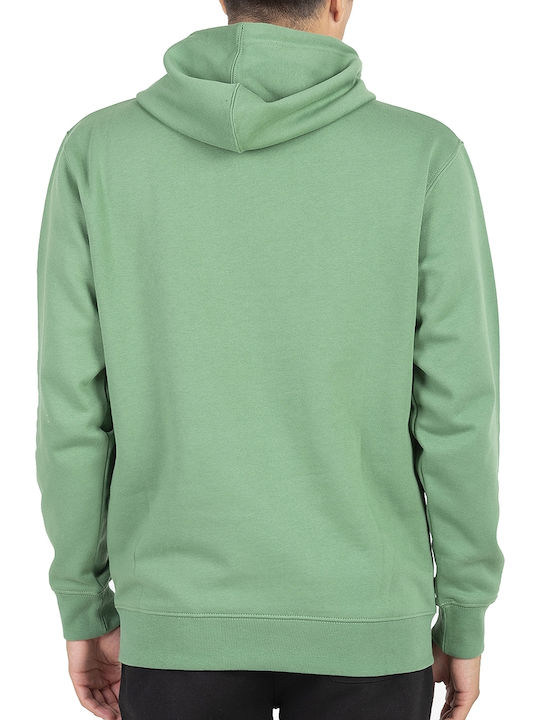 Russell Athletic Herren Sweatshirt mit Kapuze und Taschen Grün