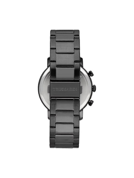 Trussardi Ρολόι Μπαταρίας με Μεταλλικό Μπρασελέ
