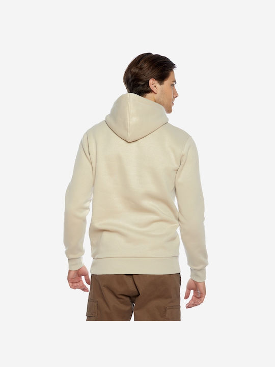 Brokers Jeans Men's Sweatshirt with Hood and Pockets Ice