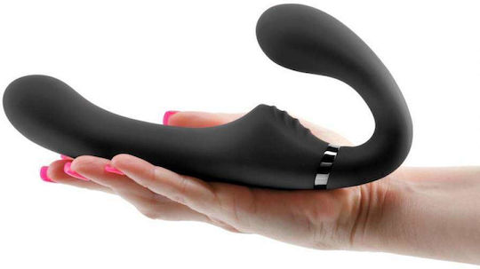 Ns Novelties Shishi Midnight Rider Strapless Strap On με Dildo σε Μαύρο Χρώμα