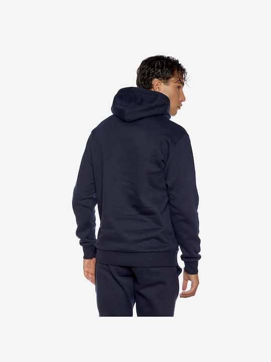 Camaro Men's Sweatshirt with Hood and Pockets Navy Blue