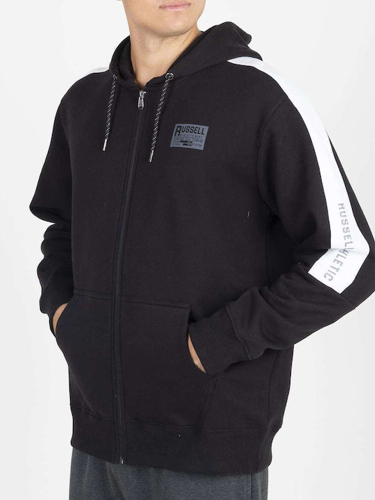 Sweatshirt für Herren mit Kapuze Schwarz