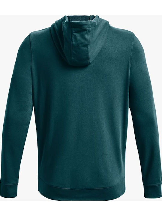 Rival Terry Sweatshirt with Hood Petrol Blue
