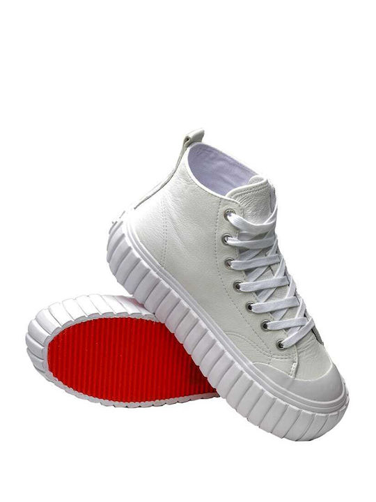 S-Hanami Flatforms Boots White