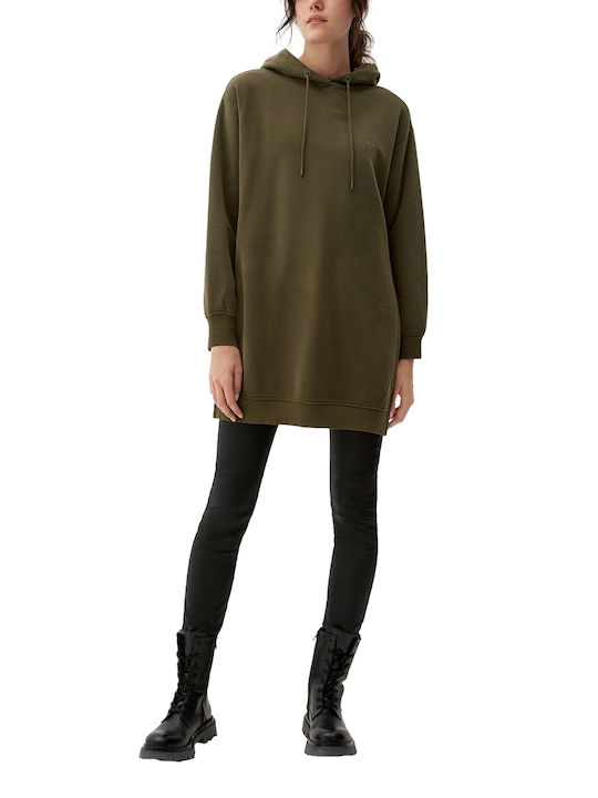 Long Women's Sweatshirt Khaki