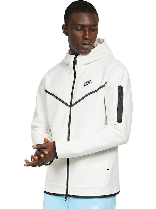 Sportswear Tech Fleece Cardigan With White Hood