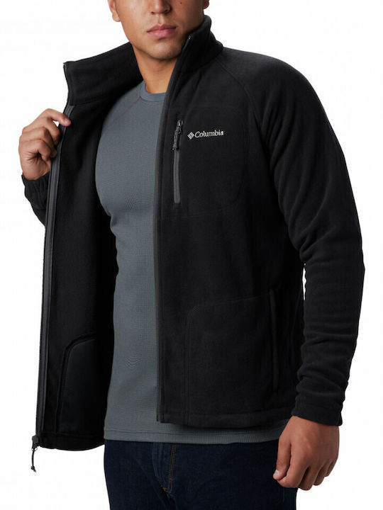 Fast Trek II Plus Size Мъжка Флийс Жакета Черна