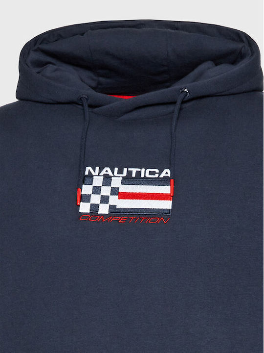 Sweatshirt mit Kapuze Marineblau