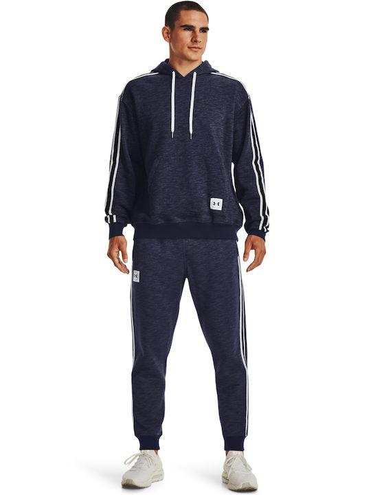 Essential Φούτερ με Κουκούλα Navy Μπλε