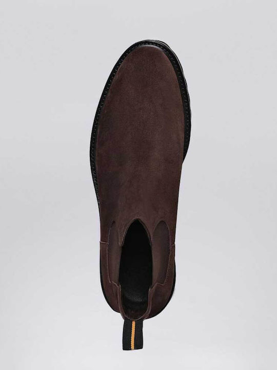 Suede Ghete Chelsea Dark Brown