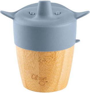 Citron Παιδικό Ποτηράκι από Bamboo Μπλε 180ml για 6m+