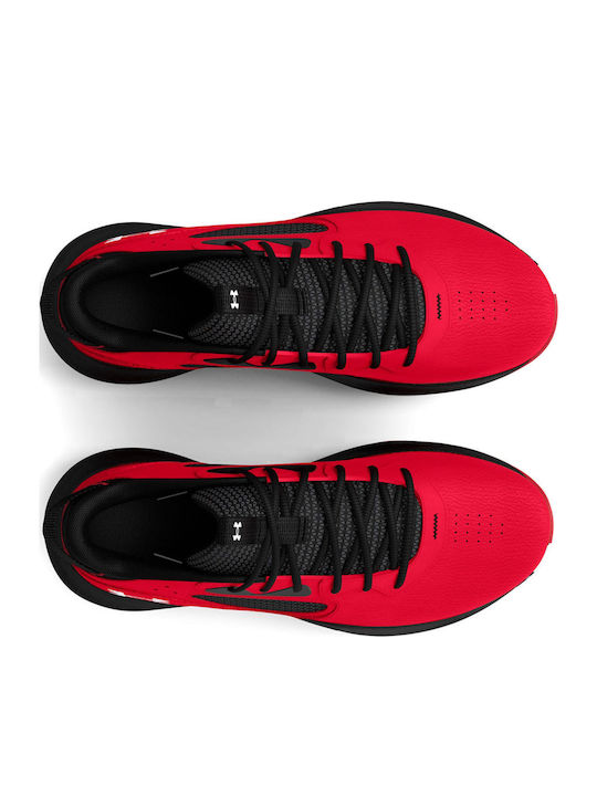 Lockdown 6 High Basketball Shoes Red / Black / White
