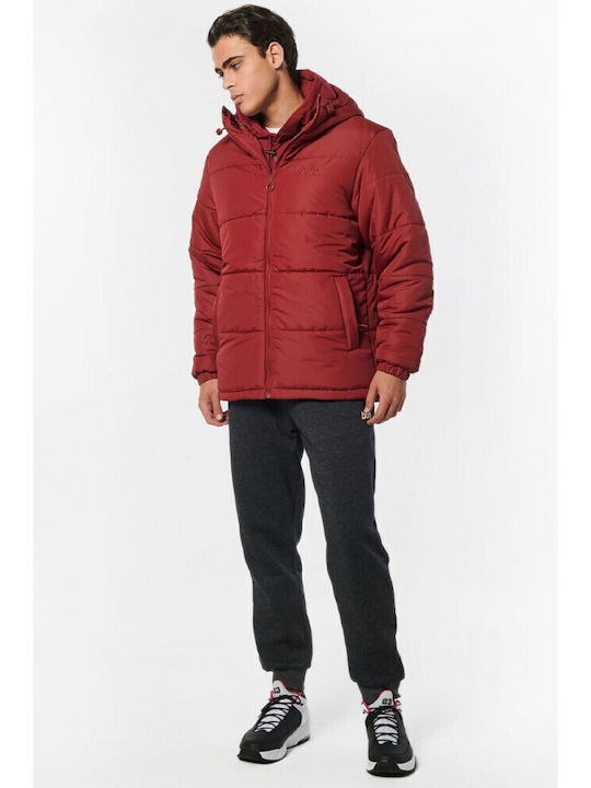 Winter Jacke Puffer Dark Marroon