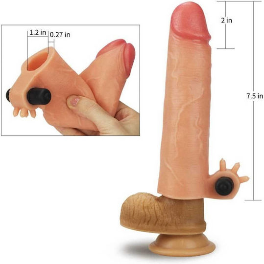Lovetoy Revolutionary Silicone Nature Extender Προέκταση Πέους Flesh 19cm