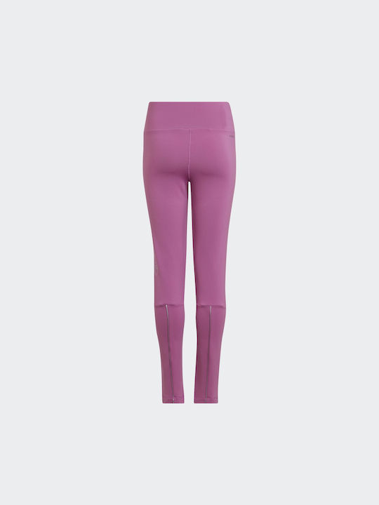 Adidas Kinder Leggings Lang Rosa Winter Glam