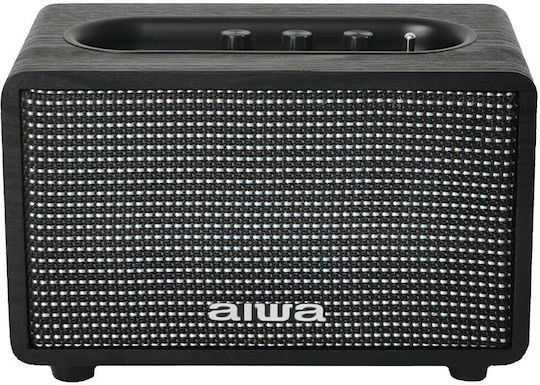 Aiwa Retro Ηχείο Bluetooth 20W με Διάρκεια Μπαταρίας έως 7 ώρες Μαύρο