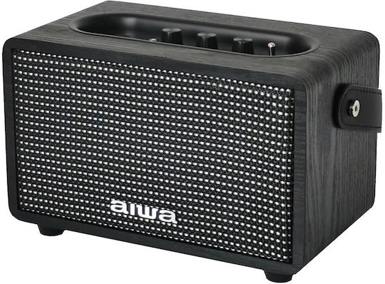 Aiwa Retro Ηχείο Bluetooth 20W με Διάρκεια Μπαταρίας έως 7 ώρες Μαύρο