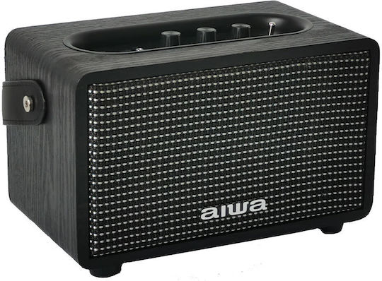 Aiwa Retro Ηχείο Bluetooth 20W με Διάρκεια Μπαταρίας έως 7 ώρες Μαύρο