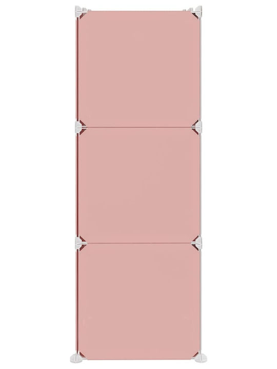 vidaXL Sistem de Depozitare Jucării din Plastic Multicolor 74x36.5x108cm 1buc