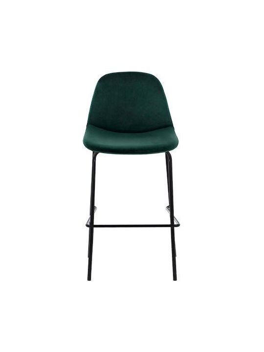 Hocker Bar mit Rückenlehne Metall Vincent Cypress 47x51x96cm