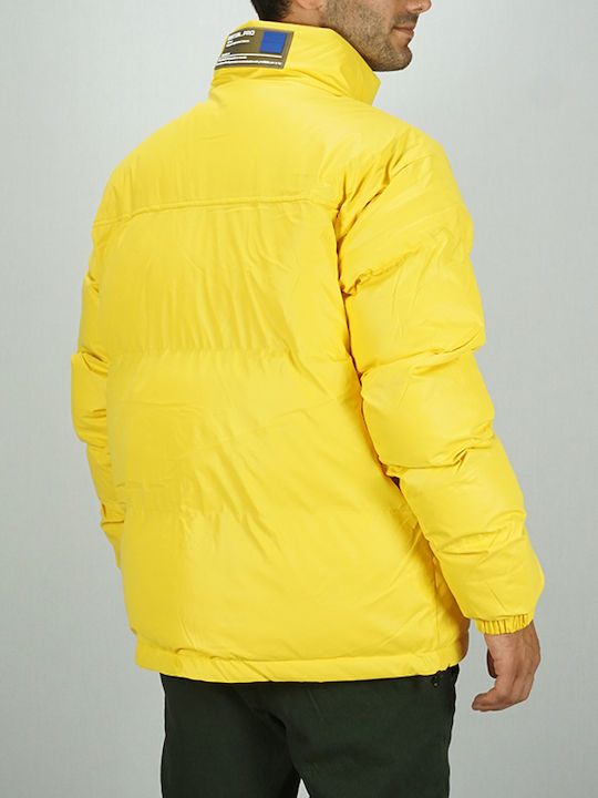 Biston Men's Winter Puffer Jacket Yellow